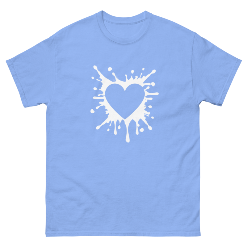 Black Heart Splatter Tshirt Valentines Day Gift Shirt Big Heartsheart Fighter Tshirt heart Tshirtgi 9