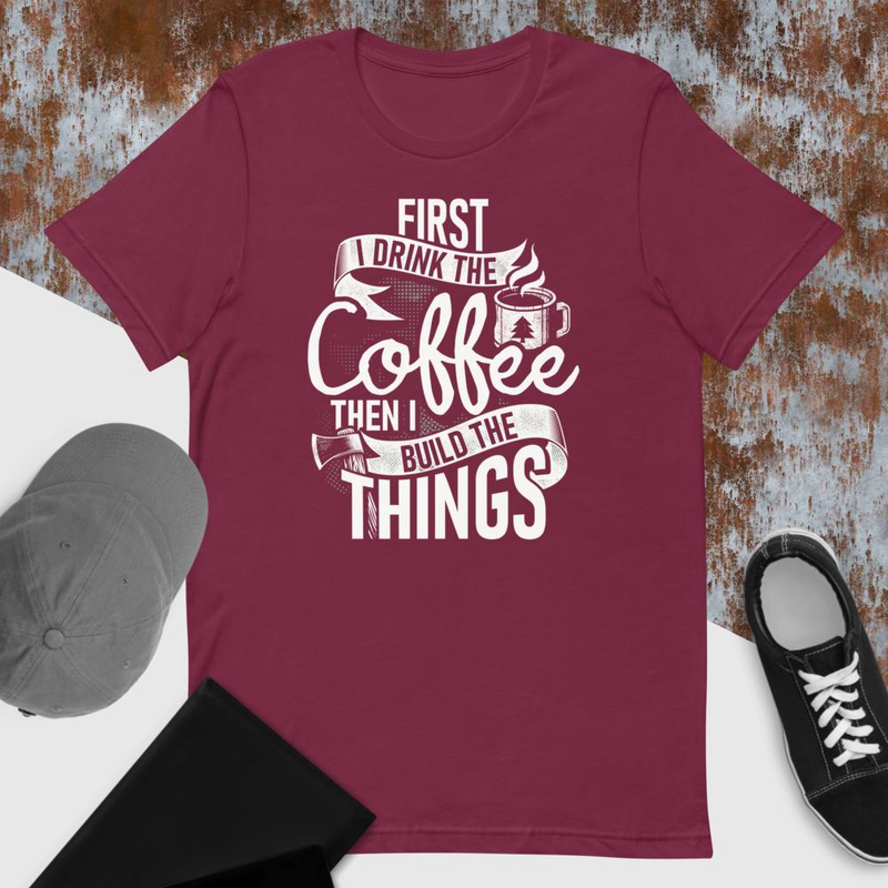 Carpenter Funny Coffee Unisex Tshirt Gift 7