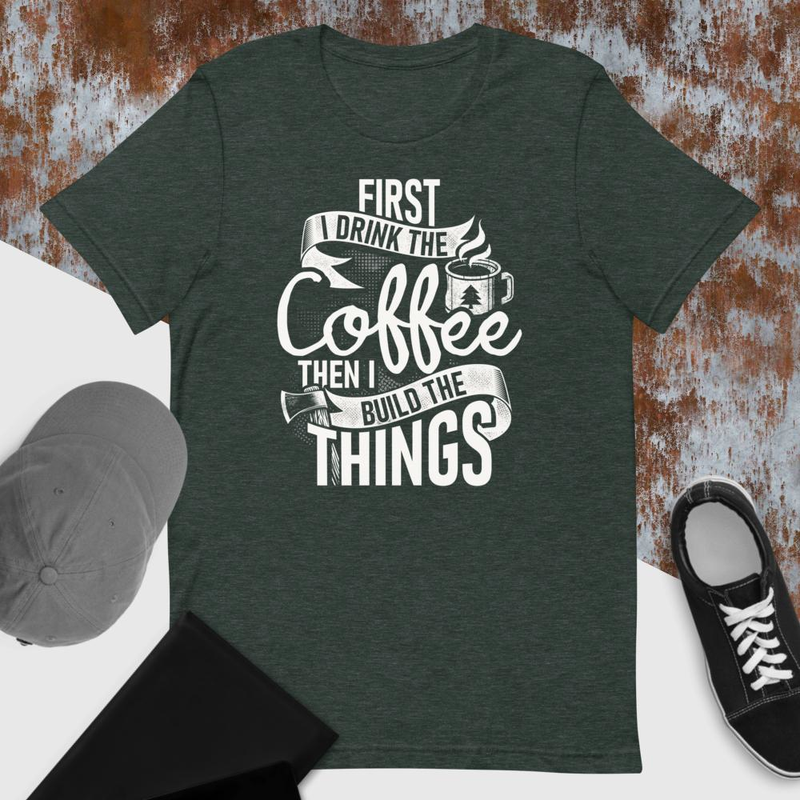 Carpenter Funny Coffee Unisex Tshirt Gift 6