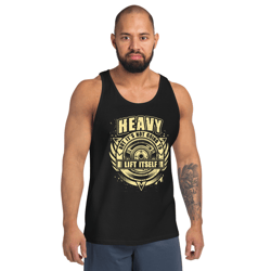 heavy but it’s not going to lift itself fitness gym men's tank top