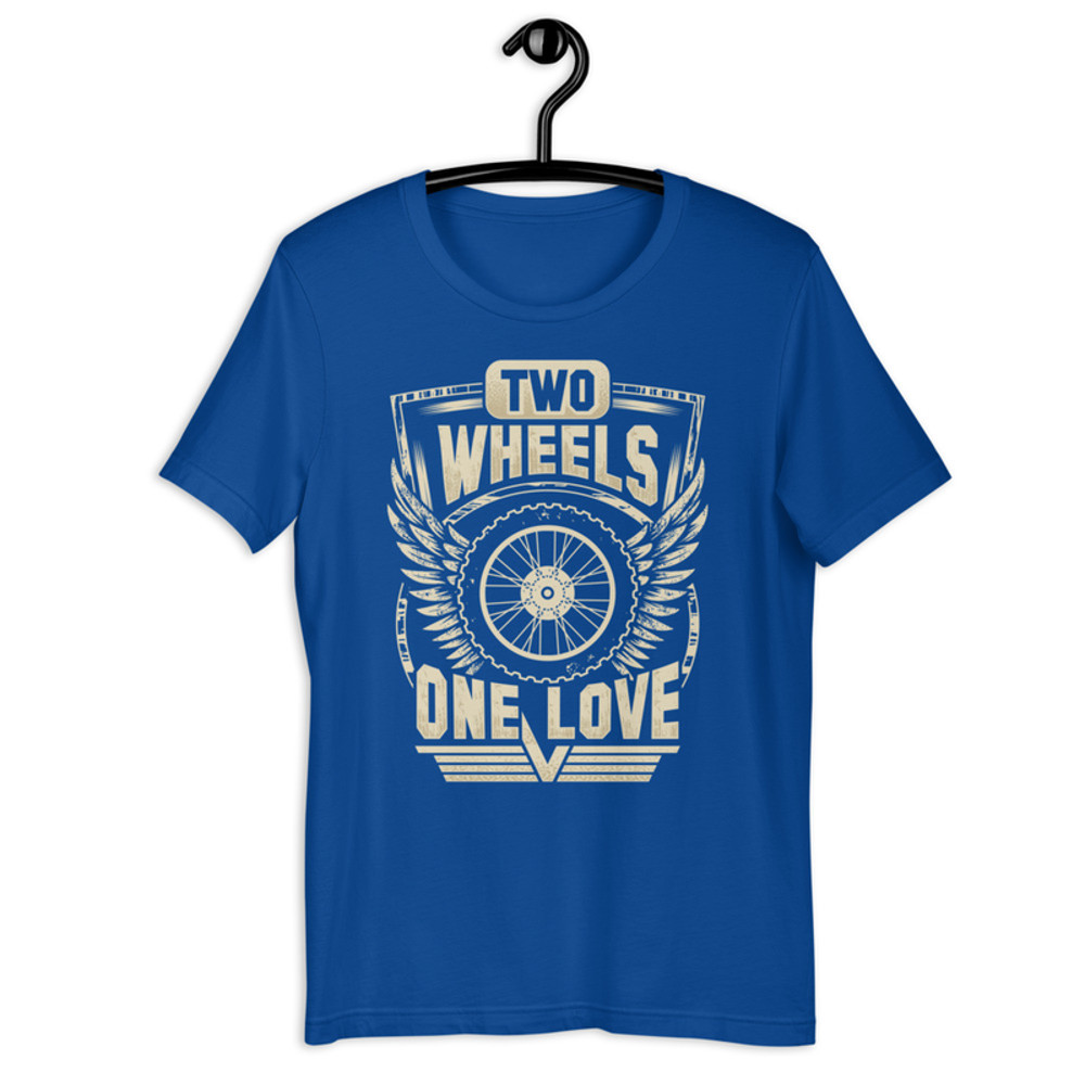 Two Wheels One Love Unisex Tshirt 4