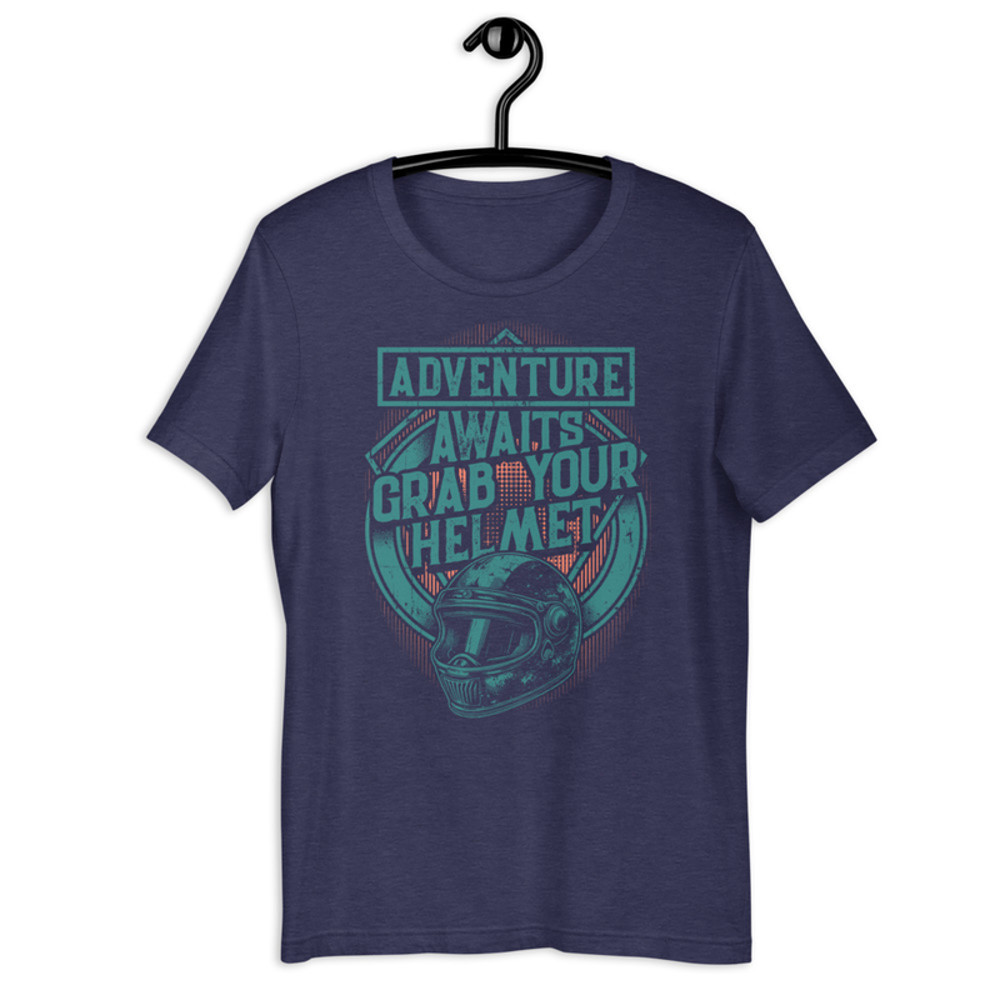 Adventure Awaits Grab Your Helmet Unisex Tshirt 3
