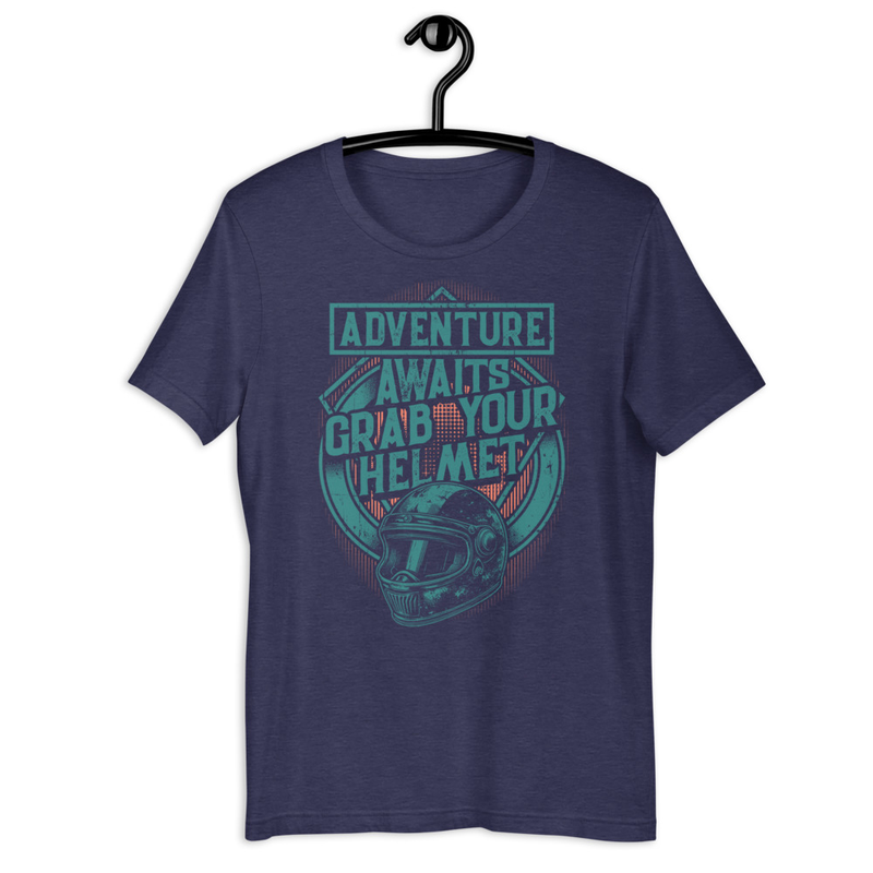 Adventure Awaits Grab Your Helmet Unisex Tshirt 3