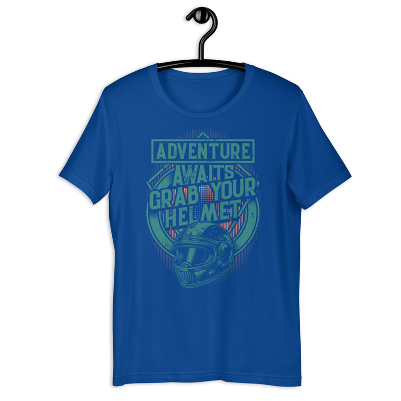 Adventure Awaits Grab Your Helmet Unisex Tshirt 4