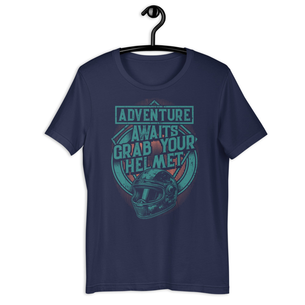 Adventure Awaits Grab Your Helmet Unisex Tshirt 2