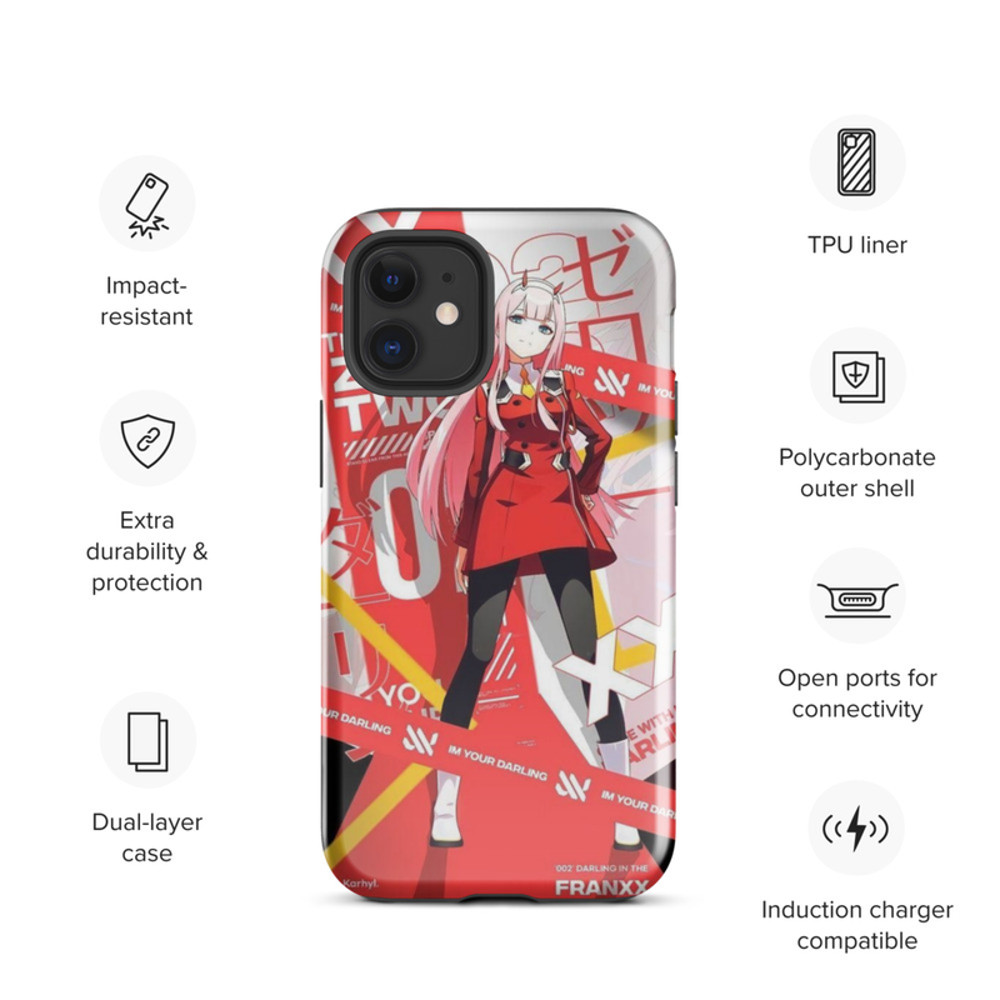 Zero Two Darling Tough Case For IPhone 3