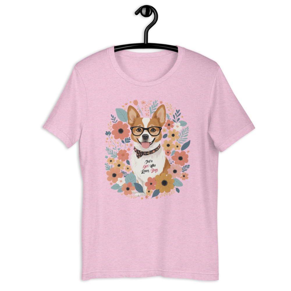 Just A Girl Who Loves Dogs Unisex Tshirt 2