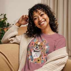 just a girl who loves dogs women's relaxed t-shirt