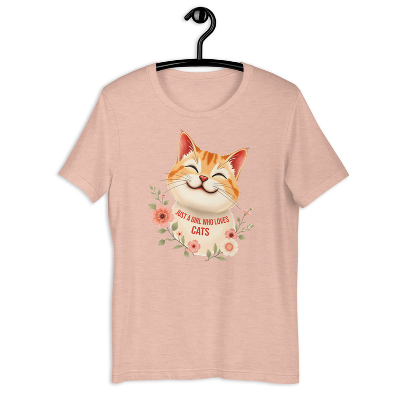 Just A Girl Who Loves Cats Tshirt 2