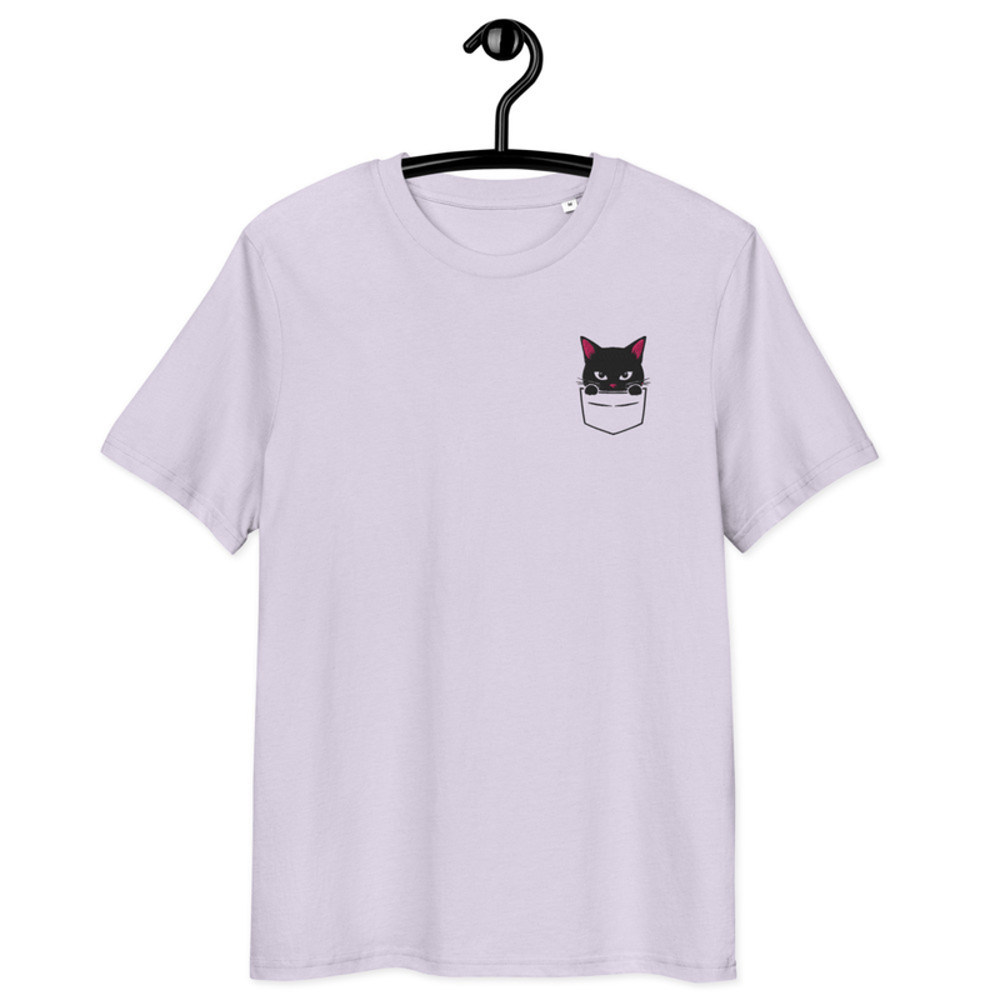 PeekaBoo Cat Unisex Organic Cotton Tshirt 3