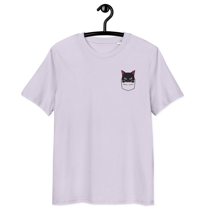 PeekaBoo Cat Unisex Organic Cotton Tshirt 3