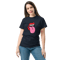 Playful Lips Tease Tongue Graphic Tee Top Unisex TShirt Trendy Tongue And Lip Bite Design FashionF 3