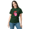 Playful Lips Tease Tongue Graphic Tee Top Unisex TShirt Trendy Tongue And Lip Bite Design FashionF 4