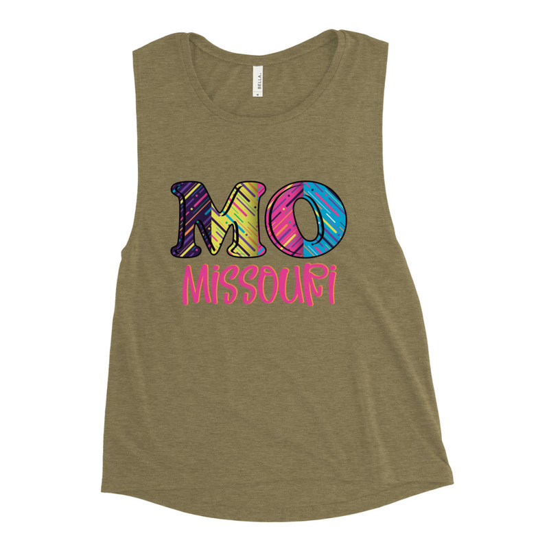 Ladies Muscle Tank 3