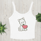 Womens Microrib Tank Top 3