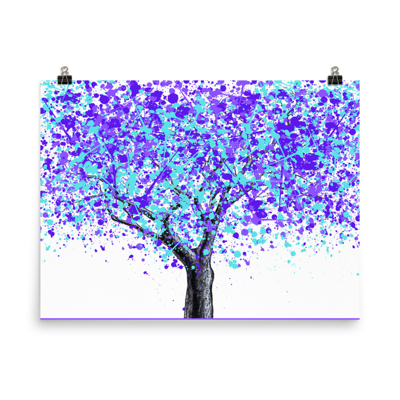 Abstract Tree Poster