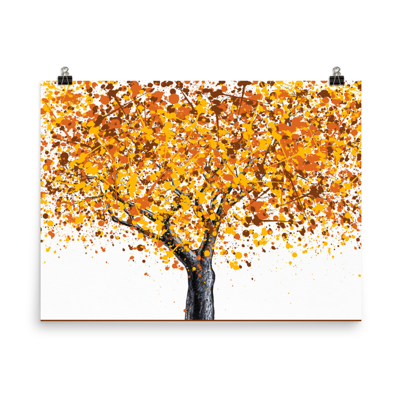 Abstract Tree Poster