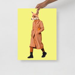 Fox Surreal Poster