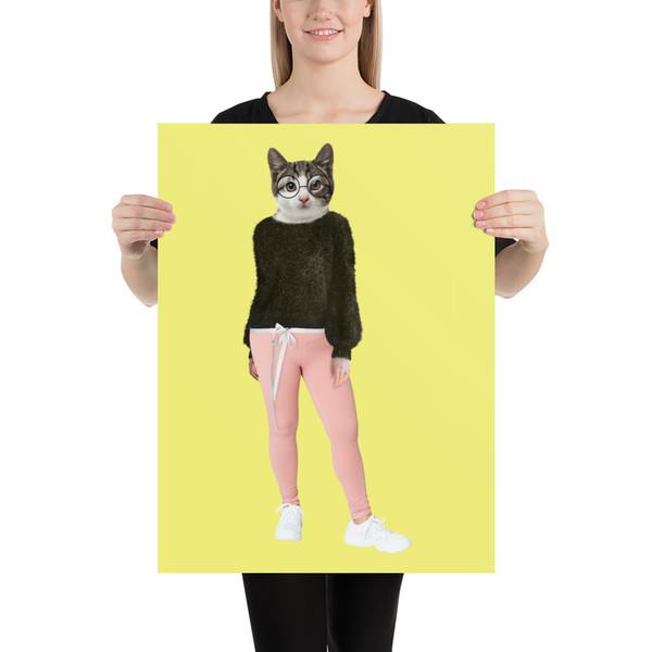 Cat Surreal Poster