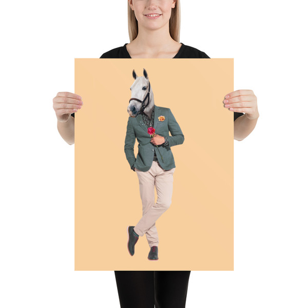 Horse Surreal Poster
