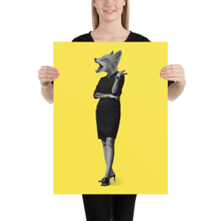 Fox Suit Poster