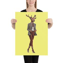 Deer Casual Poster