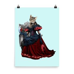 Cat Madame Poster