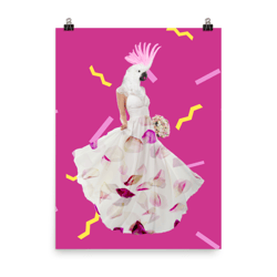 White Bird Surreal Poster
