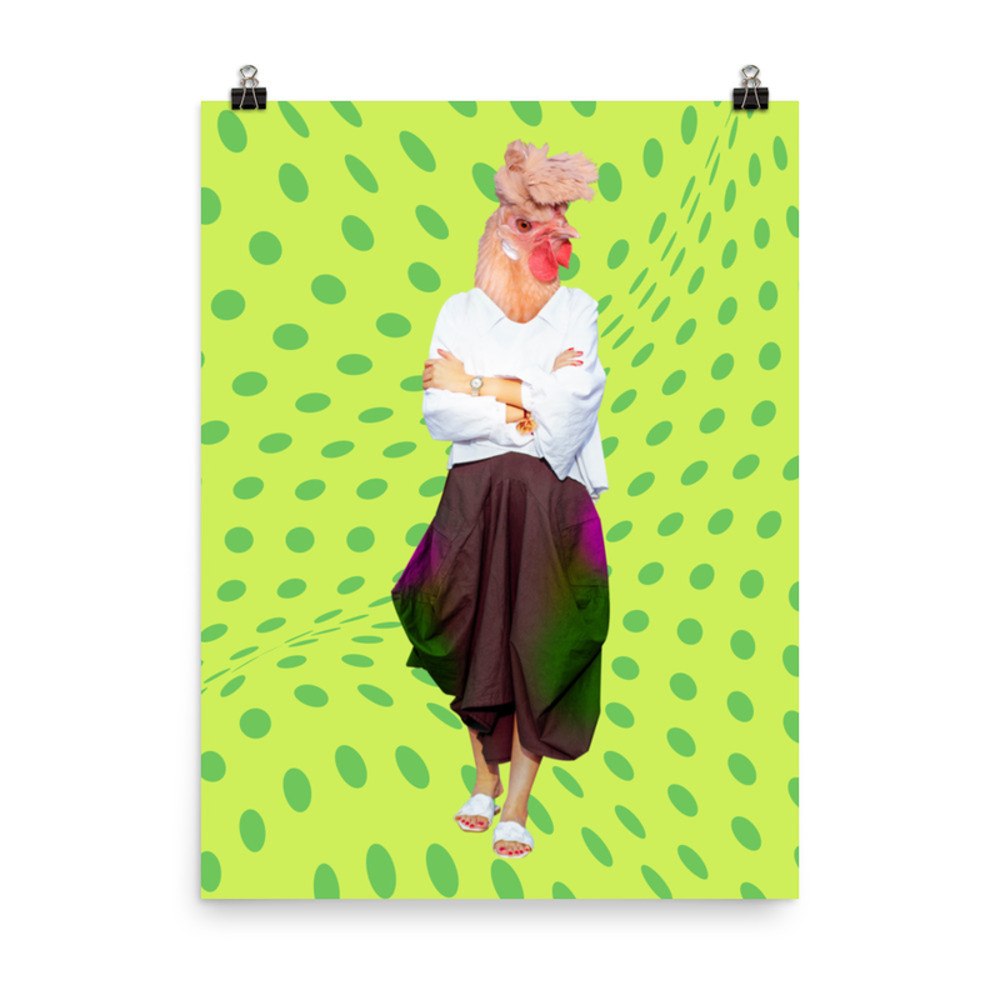 Fancy Chicken Poster