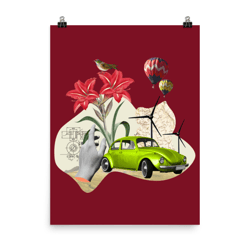 VW Car Poster