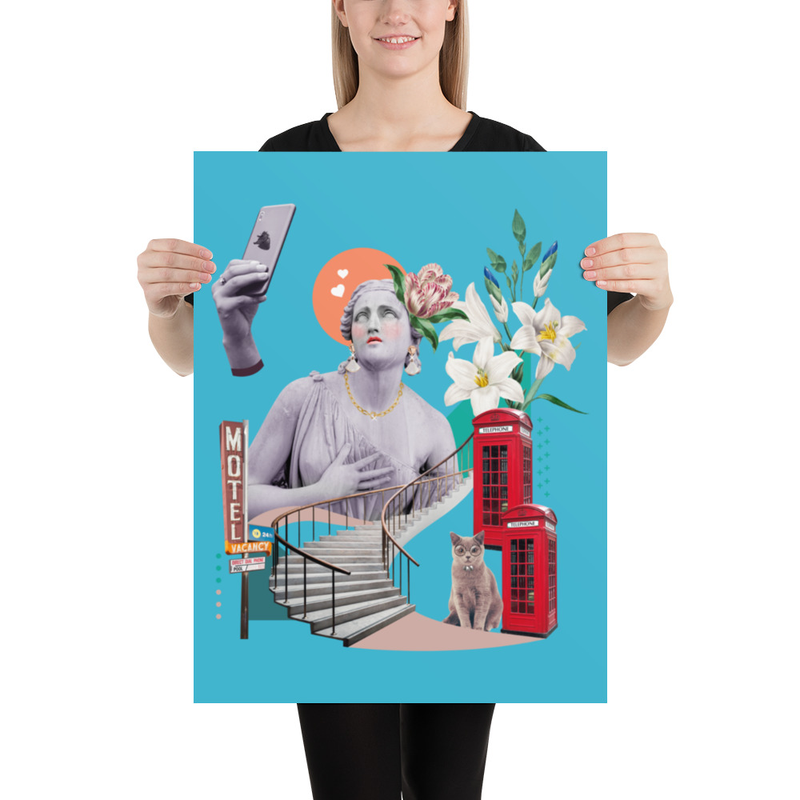 Antique Phone Poster