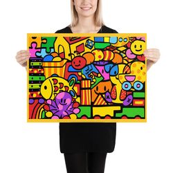 kids color poster