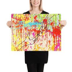 graffiti hands poster