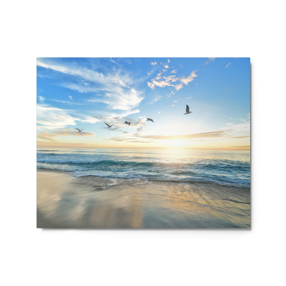 Beach Landscape Metal Print