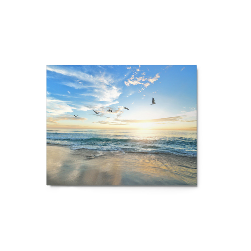 Beach Landscape Metal Print