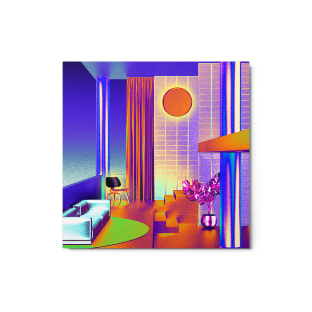 Wall Art Home Decor Metal Prints 12 x 12 inch