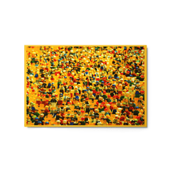 wall art lego metal print, 20 x 30 inch
