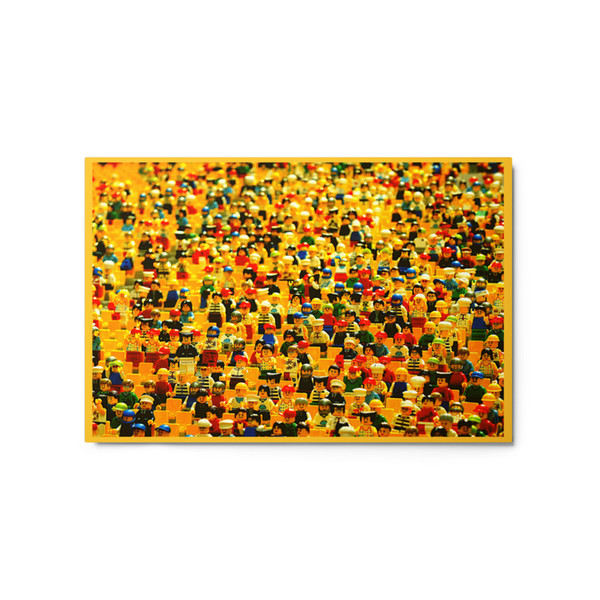 Wall Art Lego Metal Print, 20 x 30 inch