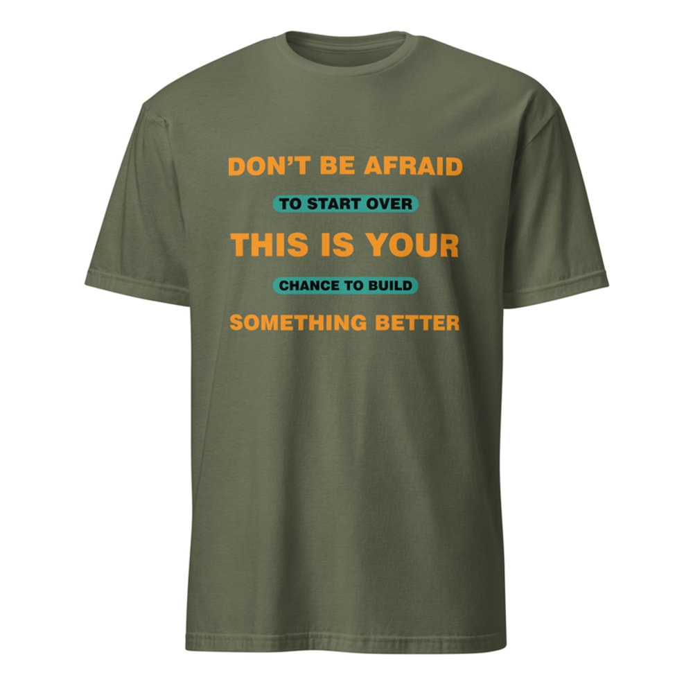 Mens Motivational T Shirt Positive Message T Shirt Mens T ShirtSeries 20 8