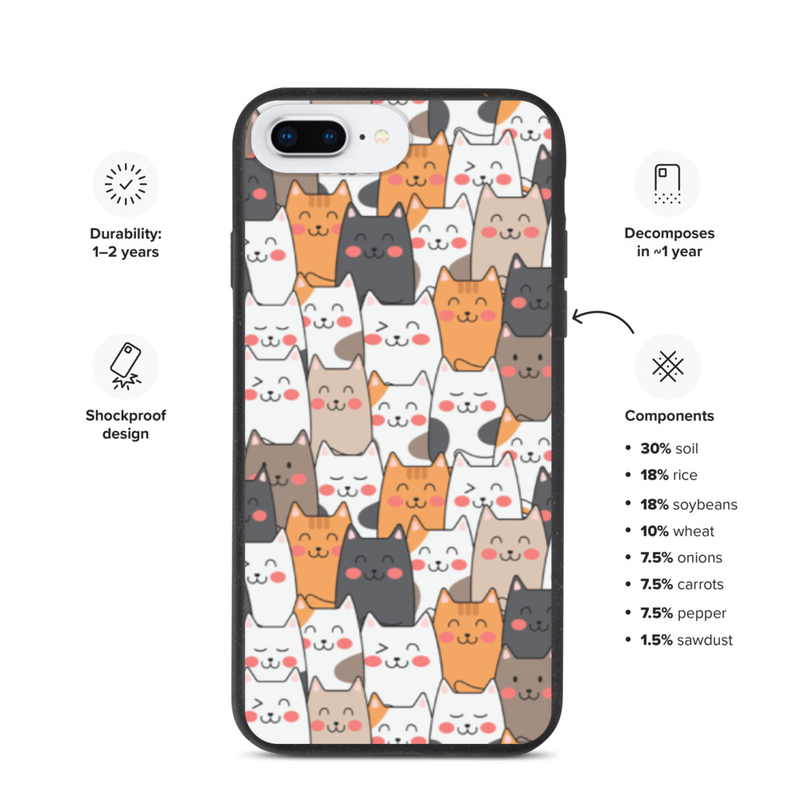 Cut Cat iPhone Case - Kittens iPhone Cover For iPhone 13 12 11 XR 8 7 SE