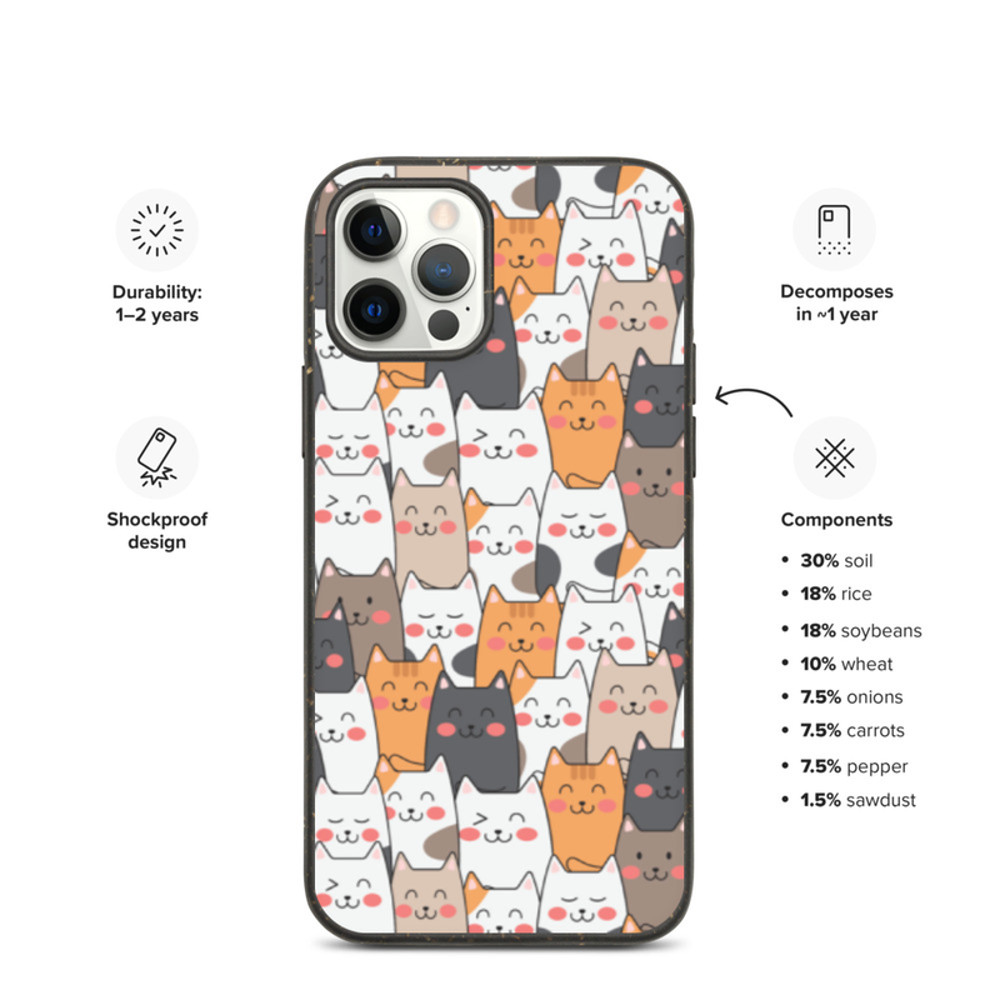 Cut Cat iPhone Case - Kittens iPhone Cover For iPhone 13 12 11 XR 8 7 SE