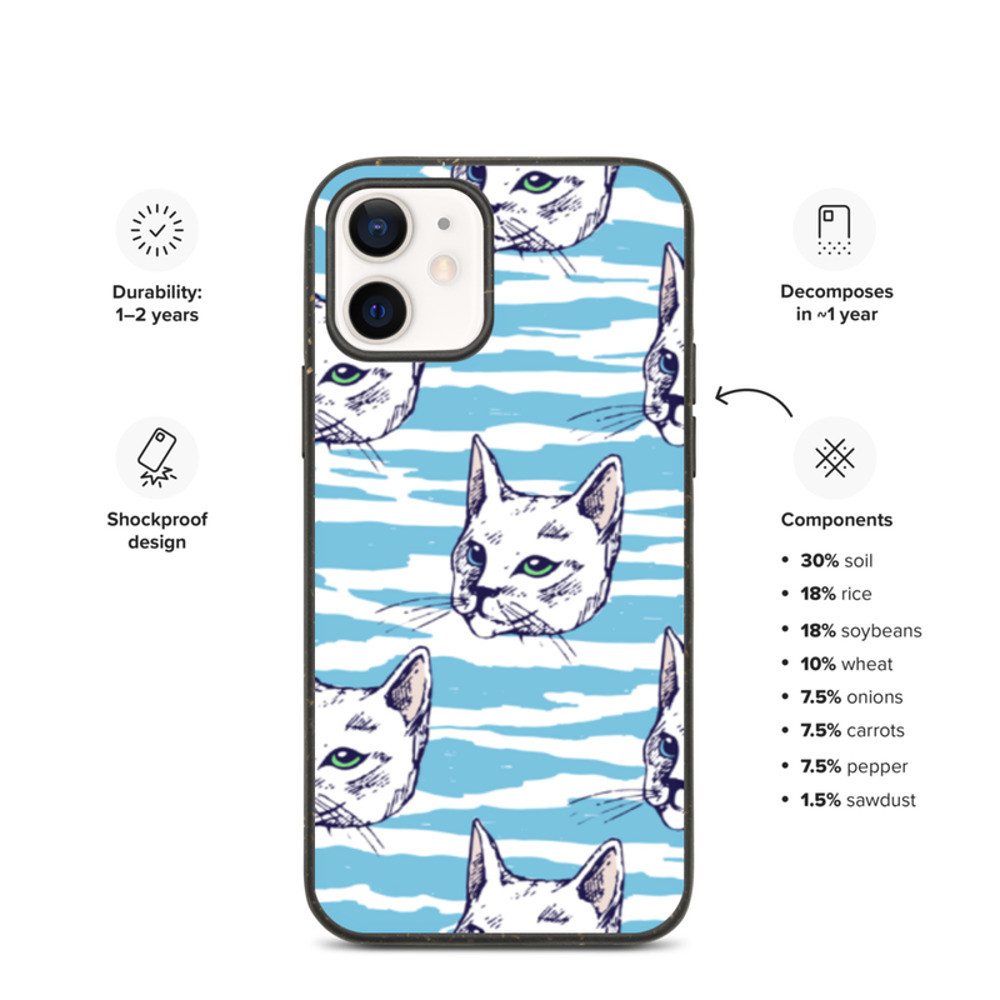Cat iPhone Case - Kittens iPhone Cover For iPhone 13 12 11 XR 8 7 SE