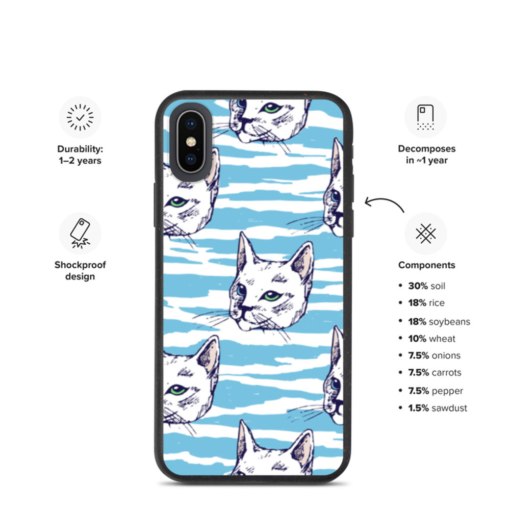 Cat iPhone Case - Kittens iPhone Cover For iPhone 13 12 11 XR 8 7 SE