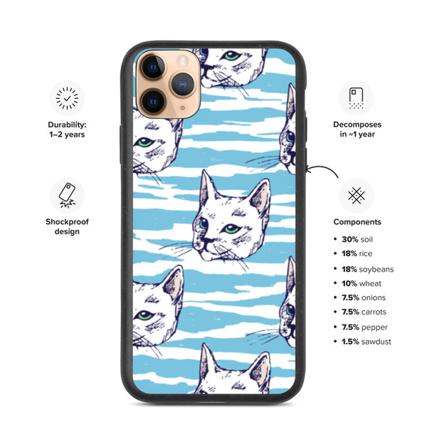 Cat iPhone Case - Kittens iPhone Cover For iPhone 13 12 11 XR 8 7 SE