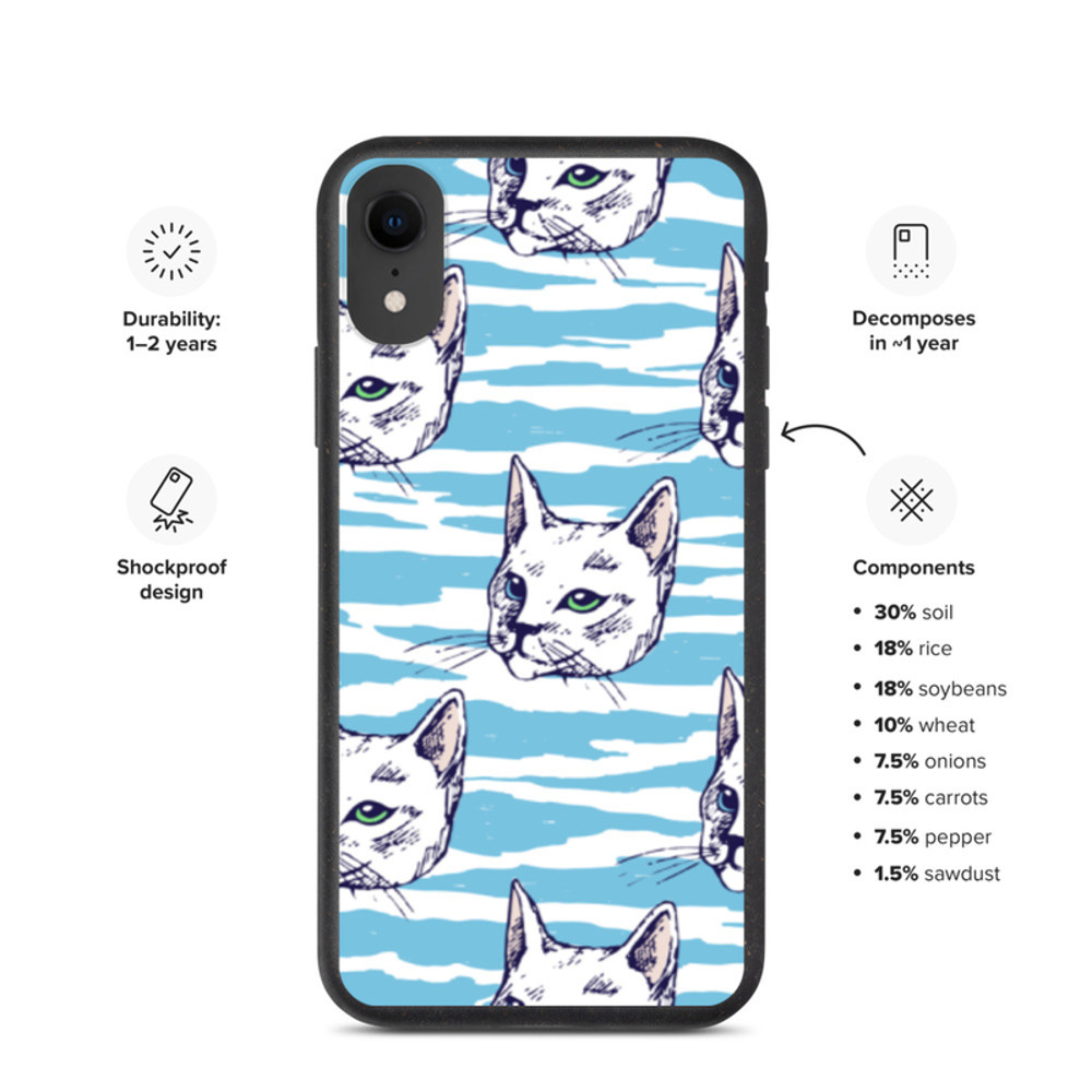 Cat iPhone Case - Kittens iPhone Cover For iPhone 13 12 11 XR 8 7 SE