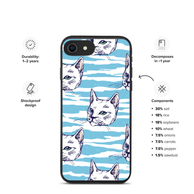 Cat iPhone Case - Kittens iPhone Cover For iPhone 13 12 11 XR 8 7 SE