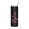 Personalized Black Stainless Steel Tumbler