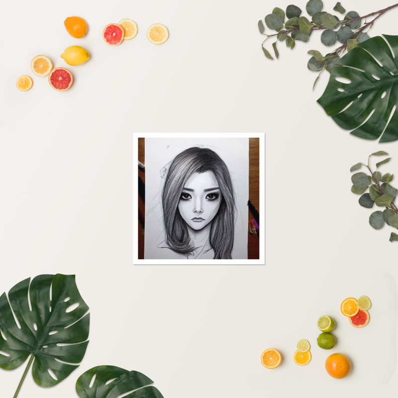 AI Artwork Poster - I am tired