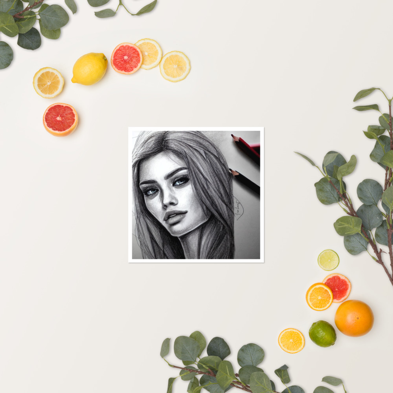 AI Artwork Poster - I am honest