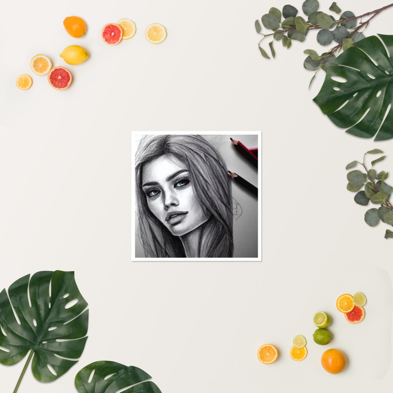 AI Artwork Poster - I am honest